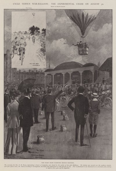 Cycle versus War-Balloon, the Experimental Chase on 30 August by Ralph Cleaver